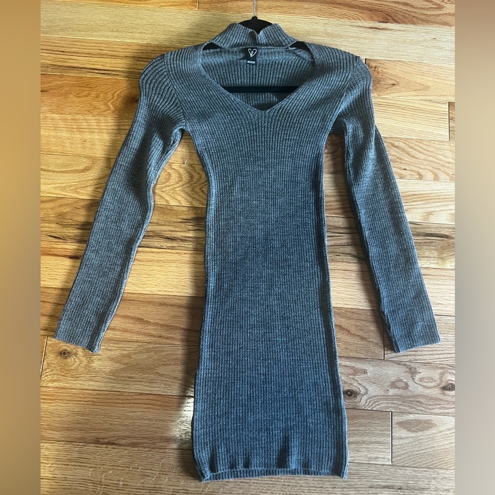 grey sweater dress windsor